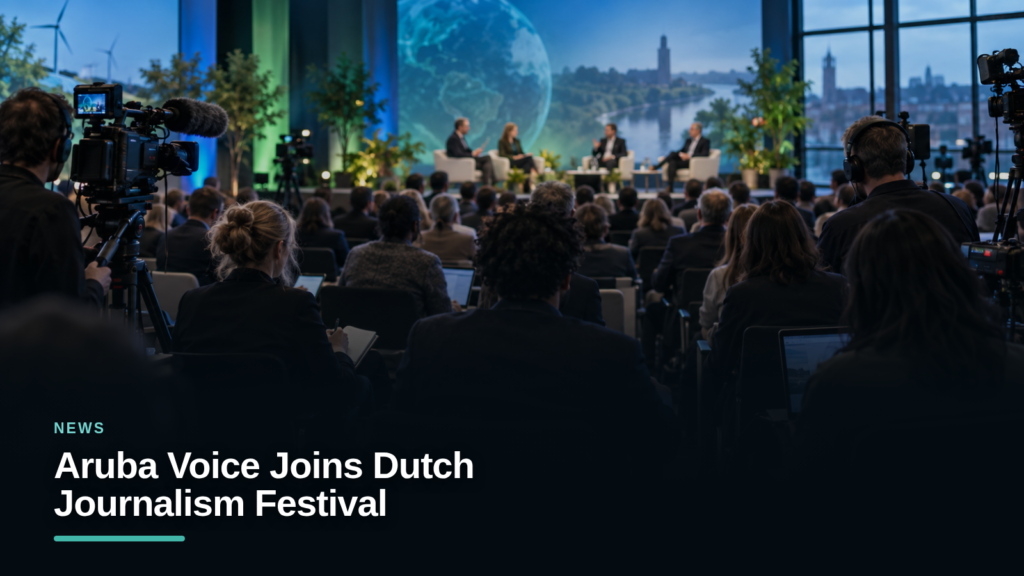 Climate journalism discussion with Aruba represented at the Dutch Journalism Festival