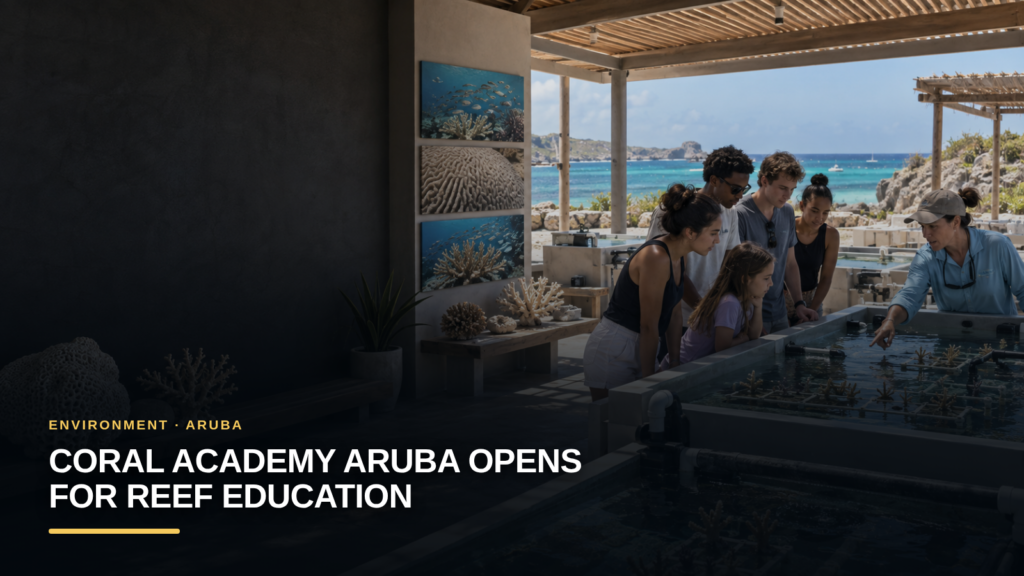 Coral Academy Aruba Opens for Reef Education